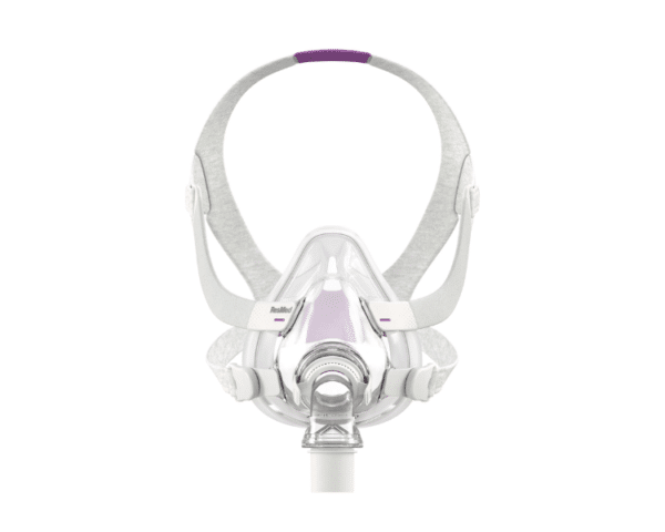 Vista frontal de la mascarilla sin imanes Airfit f20 for her