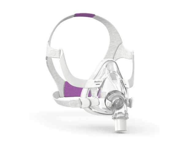 Vista lateral de la mascarilla Airfit f20 for her