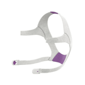 Vista lateral del arnés de la mascarilla airfit n20 for her