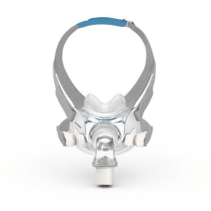 Vista frontal de la mascarilla facial airfit f30 de resmed