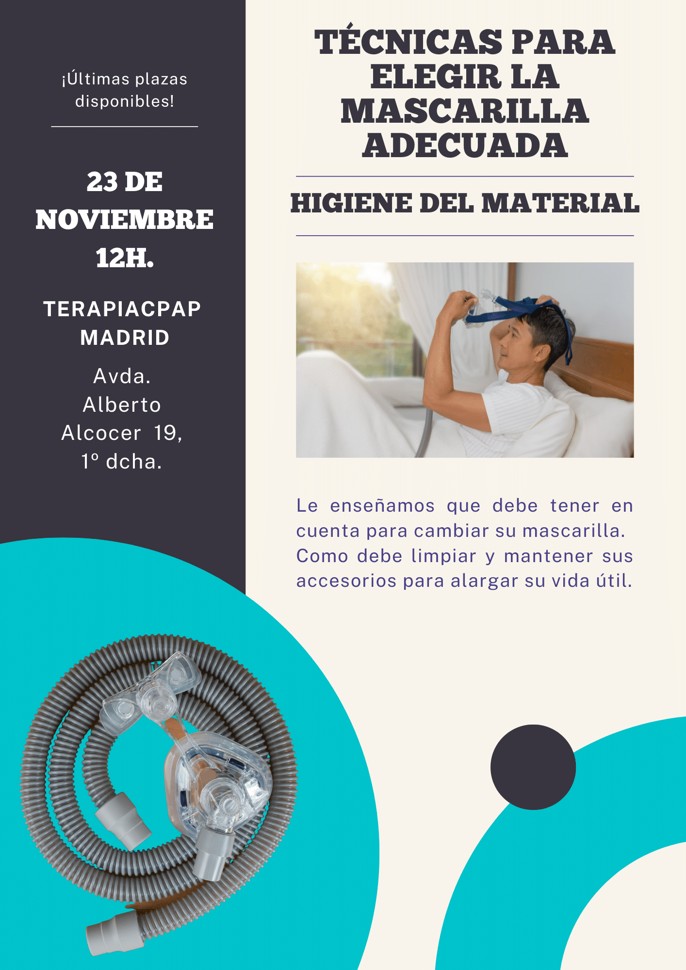 técnicas para elegir la mascarilla adecuada