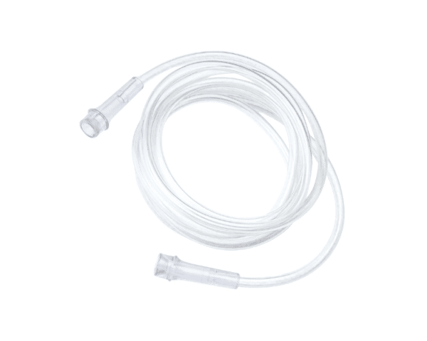 Vista frontal swl tubo de conexión de oxígeno