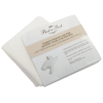 Vista frontal de la funda de almohada cpap doblada