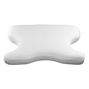 Funda de almohada cpap montada en el cojín cpap