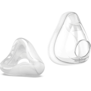 Vista detalle de la almohadilla airfit f20 por delante y por detrás