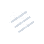 Vista de tres conectores de líneas de oxígeno