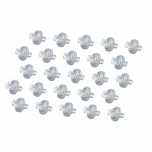 25 filtros para cánulas nasales con conexión (hembra-macho) Luer-Lock